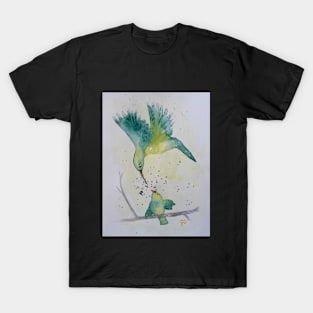 Australian Sunbirds Bird Painting T-Shirt